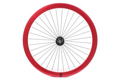 H plus Son Formation Face Fixed Gear Voorwiel - Rood H plus Son Formation Face Fixed Gear Voorwiel - Rood