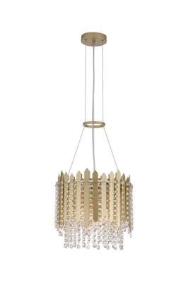 Searchlight HanglampSpear goud Ø 35cm - 44710-5GO