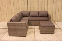 Gibson loungeset natural kobo grijs hoekset Eurofleur - Eurofleur aanbieding - thumbnail