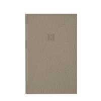 ZEZA Grade douchevloer - 100x150cm - antislip - antibacterieel - mineraalmarmer - rechthoek - mat cream (taupe) 400000000000019509 - thumbnail
