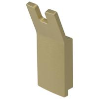 Handdoekhaak Haceka Aline Dubbel Mat Goud Haceka - thumbnail