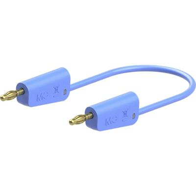 Stäubli 64.1037-07523 // LK-4A-S25 Meetsnoer 75 cm Blauw 1 stuk(s)