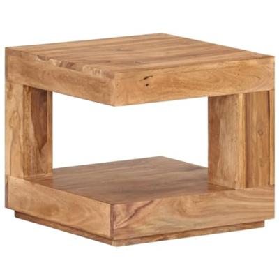 VidaXL Salontafel 45x45x40 cm massief acaciahout VidaXL Salontafel 45x45x40 cm massief acaciahout