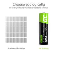 Green Cell HR6 Oplaadbare AA batterij (penlite) NiMH 2000 mAh 1.2 V 2 stuk(s) - thumbnail