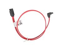 Lanberg CA-SASA-13CU-0050-R Sata Data III stekker (7pol) naar Sata III met schuine bus (7-pin) kabel met metalen klemmen, 50 cm rood - thumbnail