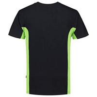 Tricorp T-shirt Bi-Color - Workwear - 102002 - zwart/limoen groen - maat XXL - thumbnail