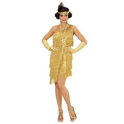 Flapper kostuum goud