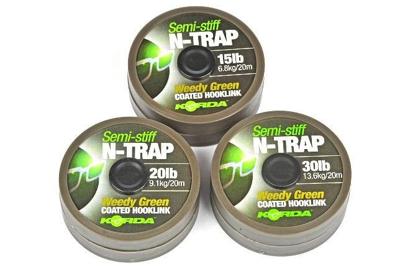Korda N-TRAP Semi-Stiff Green 20m 30 lb