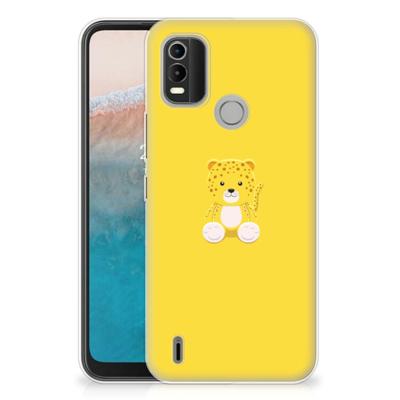 Nokia C21 Plus Telefoonhoesje met Naam Baby Leopard Nokia C21 Plus Telefoonhoesje met Naam Baby Leopard