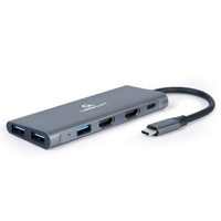 Cablexpert Gmb Usb-c Multi-poort 3-in-1 - thumbnail