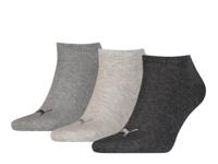 Puma Sneakersokken 3-Pack Antraciet Melange-39/42 - thumbnail