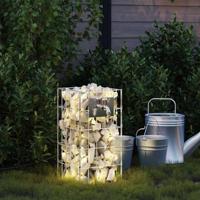 VidaXL Gabion kraan zilver 26 x 25 x 50 cm roestvrij staal - thumbnail