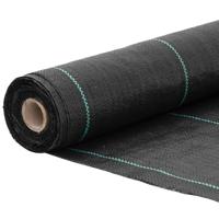 VidaXL Worteldoek 0,5x10 m polypropeen zwart - thumbnail