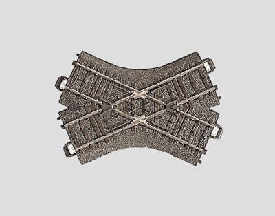 H0 Märklin C-rails (met ballastbed) 24649 Kruising 103.3 mm 1 stuk(s)