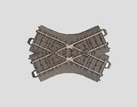 H0 Märklin C-rails (met ballastbed) 24649 Kruising 103.3 mm 1 stuk(s) - thumbnail