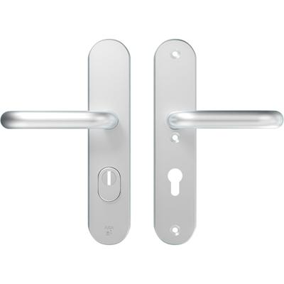 AXA | Veiligheidsbeslag Oval Plus | Kruk U | PC72 | SKG3 | Anti-kerntrek | Aluminium naturel AXA | Veiligheidsbeslag Oval Plus | Kruk U | PC72 | SKG3 | Anti-kerntrek | Aluminium naturel