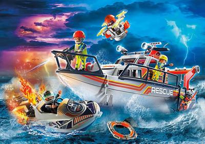 Playmobil 70140 Redding Op Zee: Brandbestrijdings Missie Met Playmobil 70140 Redding Op Zee: Brandbestrijdings Missie Met