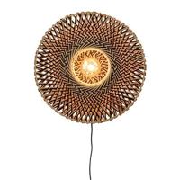 GOOD&MOJO Wandlamp 'Bali' Small, Bamboe, kleur Naturel - thumbnail