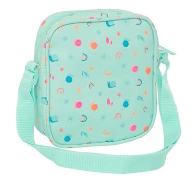 Schoudertas Safta Slak Turkoois 16 x 18 x 4 cm