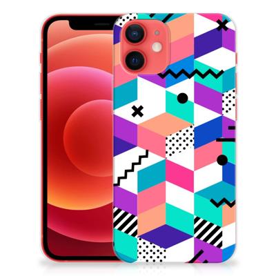 iPhone 12 Mini | TPU Hoesje | Blokken Kleurrijk