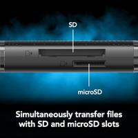 Lexar Reader LRW310 Dual Slot SD/MicroSD USB 3.1 A & C - thumbnail