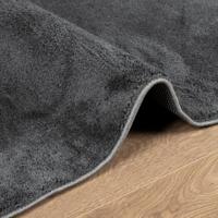 VidaXL Vloerkleed oviedo laagpolig 60x110 cm antracietkleurig - thumbnail