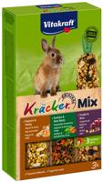 Vitakraft Kräcker Mix dwergkonijnensnack 3-in-1 - thumbnail