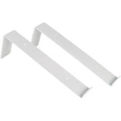 Gorillz Wagon Stalen Plankdragers voor Wandplank - 30 cm - Wit Metaal