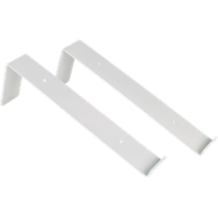 Gorillz Wagon Stalen Plankdragers voor Wandplank - 30 cm - Wit Metaal - thumbnail