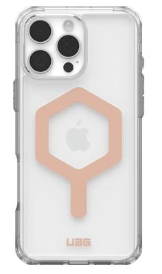 Urban Armor Gear Plyo MagSafe Case Backcover Apple iPhone 16 Pro Max Ice, Transparant, Rose Gold MagSafe compatible Urban Armor Gear Plyo MagSafe Case Backcover Apple iPhone 16 Pro Max Ice, Transparant, Rose Gold MagSafe compatible