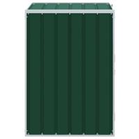 VidaXL Containerberging voor 1 container 72x81x115 cm staal groen - thumbnail