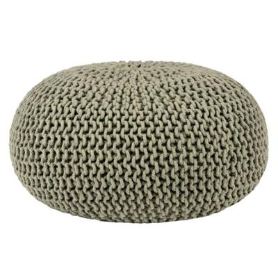 LABEL51 Knitted Poef Olive - L
