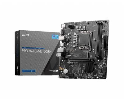Moederbord Intel MSI PRO H610M-E DDR4
