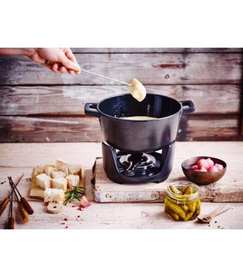 Alva Fondueset - Nori - Gietijzer - 8 vorkjes / personen - 2 Liter - thumbnail