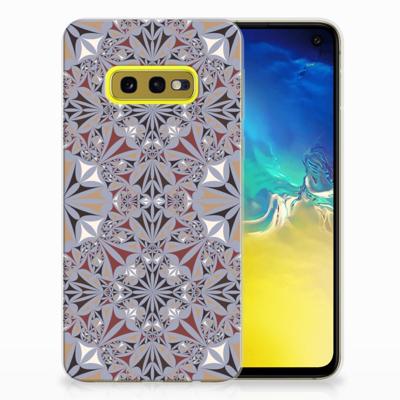 Samsung Galaxy S10e | TPU | Siliconen hoesje | Flower Tiles
