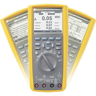Fluke 287/EUR Multimeter Digitaal Grafisch display, Datalogger CAT III 1000 V, CAT IV 600 V Weergave (counts): 50000 Fluke 287/EUR Multimeter Digitaal Grafisch display, Datalogger CAT III 1000 V, CAT IV 600 V Weergave (counts): 50000