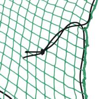 VidaXL Aanhangwagennet elastisch touw 3,5x2,5 m polypropeen groen - thumbnail