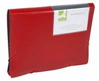 Q-CONNECT voorordner, A4, PP, met 13 vakken, elastieksluiting, rood - thumbnail