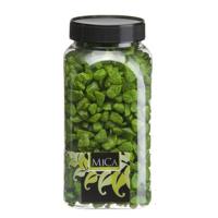 Marbles groen fles 1 kilogram Mica - Mica decorations - thumbnail