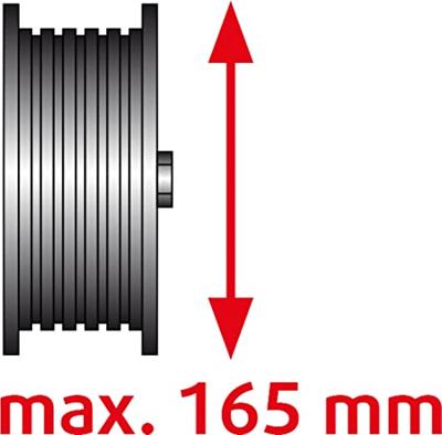 KS Tools 1503170 Poelietrekker voor riemschijf Spanbereik 40 - 165 mm Aantal haken 2 KS Tools 1503170 Poelietrekker voor riemschijf Spanbereik 40 - 165 mm Aantal haken 2