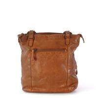 Bear Design Cow Lavato Sandy Schouder/ Rugtas Cognac - thumbnail