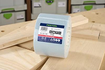 Festool 115x25m P100 GR Handschuurrol Granat - 201106 Festool 115x25m P100 GR Handschuurrol Granat - 201106