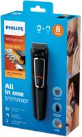 PHILIPS MG3730 / 15 Baard- en haartrimmer - Multistyle - 8 in 1 - Zelfslijpende mesjes - Zwart - thumbnail