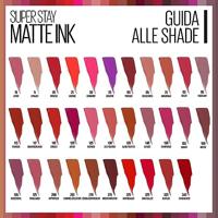 Maybelline SuperStay Matte Ink Lipstick - 25 Heroine - Rood - Matte, Langhoudende Lippenstift - 5 ml - thumbnail