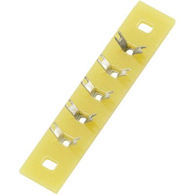 TRU COMPONENTS Soldeerlijst Enkele rij Totaal aantal polen 5 Epoxide (l x b x h) 45 x 9 x 1.5 mm 1 stuk(s)