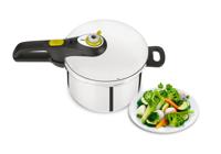 Tefal snelkookpan secure 5 neo p2530738 (roestvrij staal/zwart, 6 liter) - thumbnail