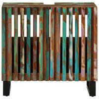 Wastafelkast 62x34x58 cm massief acaciahout - thumbnail