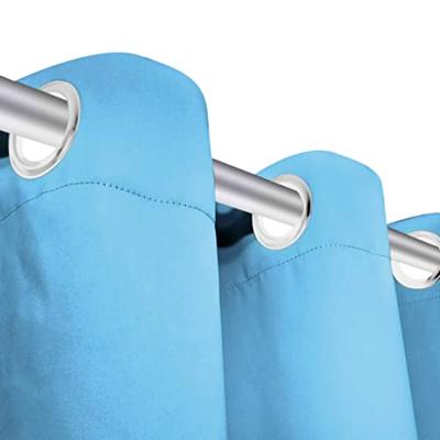 VidaXL Gordijn met metalen ringen verduisterend 270x245 turquoise VidaXL Gordijn met metalen ringen verduisterend 270x245 turquoise