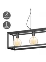 Home sweet home hanglamp Dito recht 4L - zwart - thumbnail