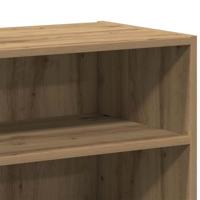 Dressoir 103,5x35x70 cm bewerkt hout artisanaal eikenkleurig - thumbnail